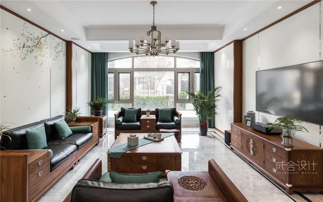 客廳-常州別墅中式裝修 客廳-常州別墅中式裝修